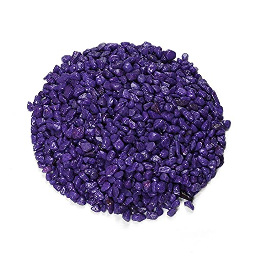 BUM BUM BHOLE Pebbles Purple Stone for Decoration Garden Plants Pots Home Decor 10Kg