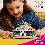 LEGO ǀ Disney Princess Szkatułka na biżuterię Dżasminy, zabawka konstrukcyjna, zestaw z Aladynem i Dżasminą, pomysł na prezent urodzinowy dla dziewczynki lub chłopca w wieku od 6 lat 43295