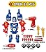 Liberty Imports Take Apart Toy Set, Build Your Own Vehicle with Drill, Sounds & Lights, Buildable STEM Learning Construction Kit for Toddlers, Kids, Boys (Robot)