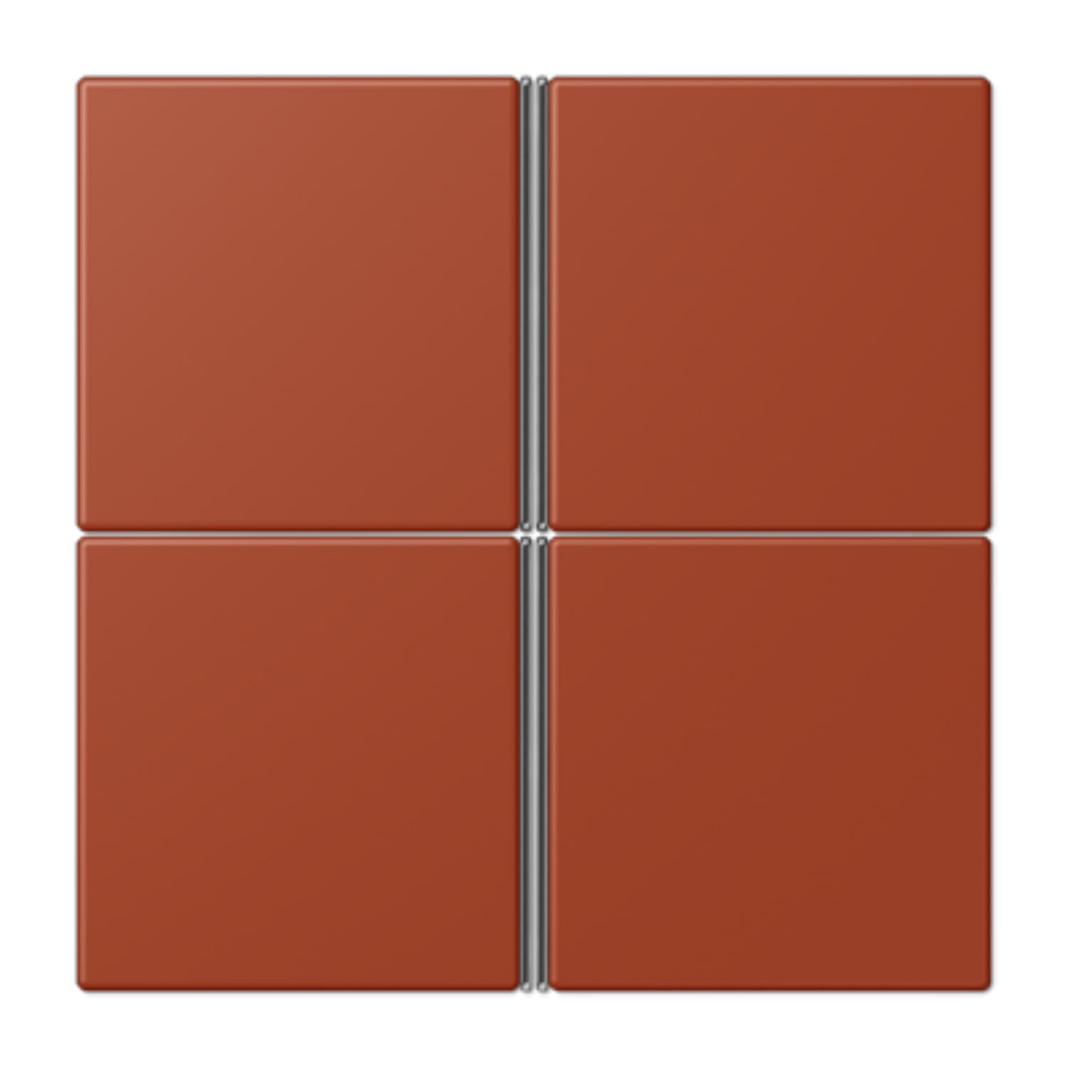 Enjoliveur touches F40 quadruple bouton 4 phases LC32110 type JUNG LC404TSA232