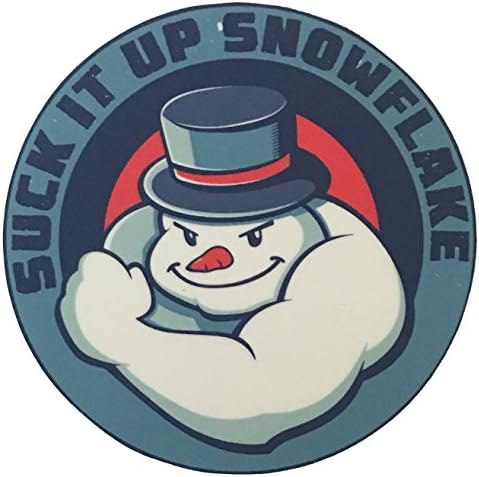 F-Bomb Morale Gear Suck It Up Snowflake - Bumper Sticker Decal