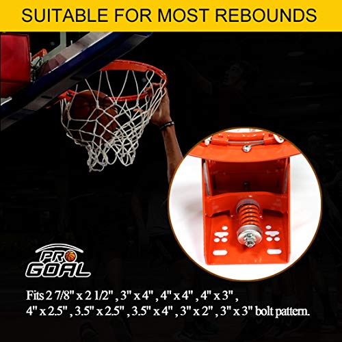 Progoal Heavy Duty Basketball Rim Breakaway Single Spring Rim Replacement 5/8-In, Indoor And Outdoor Fit Most Size Backboards #TOP2