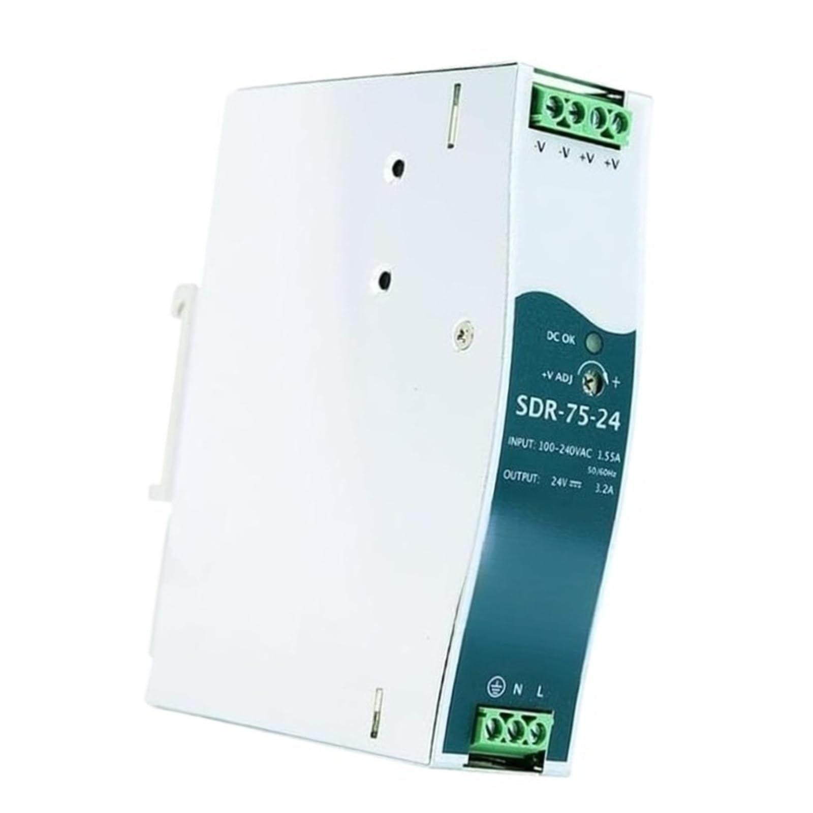 Alimentation sur Rail DIN SDR-75-24 pour contrôle d'automatisation