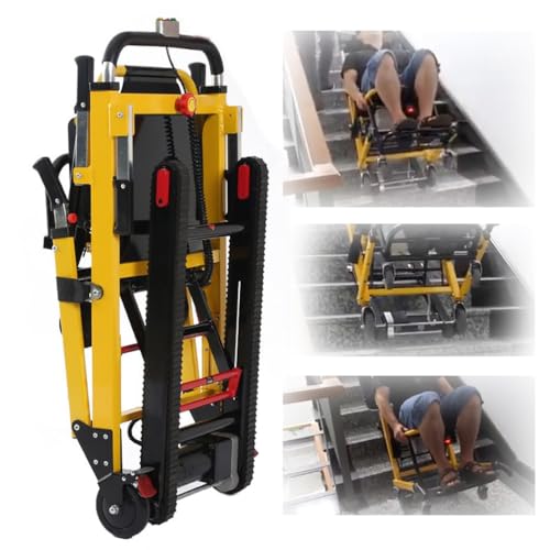 Silla De Ruedas Para Subir Escaleras,Salvaescaleras Para Personas Mayores,Oruga Eléctrica Para Silla De Ruedas Para Escaleras,Salvaescaleras Eléctricas,Carga 160 Kg/353 Lbs A