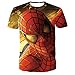 Produktbild Nitrip Herren Superhelden Avengers T-Shirt, 3D-Druck, Unisex, Polyester, kurze Ärmel, Rundhalsausschnitt., C, XXL