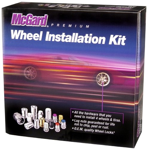 McGard 84527 Black Cone Seat Wheel Installation Kit (M14 X 1.5 Thread Size - for 5 Lug Wheels by McGard - Used condition - US$95.48