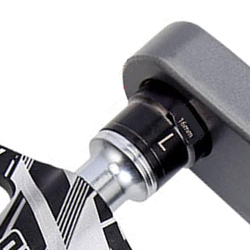Rallonges Pédales Vélo 20mm - Acier Chrome-molybdène - Pour Pédales 9/16" - VTT, Route