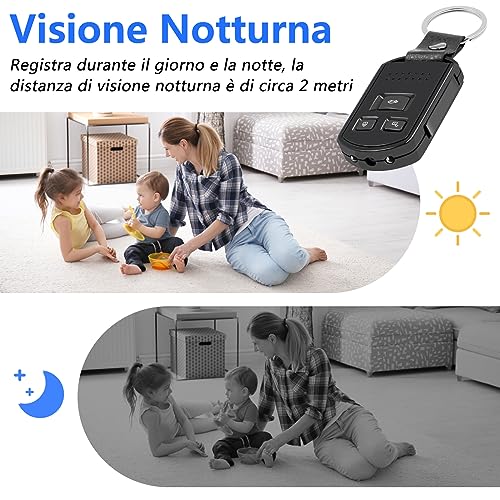 UYIKOO Mini Telecamera Spia, Telecamera Nascosta