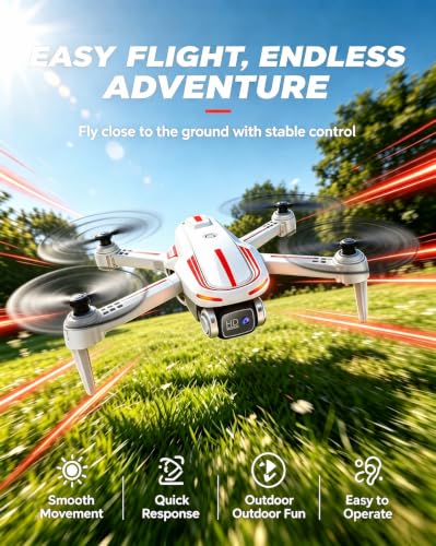 Image of Pallton Drone with Camera for Adults and Beginners, Foldable RC Quadcopter