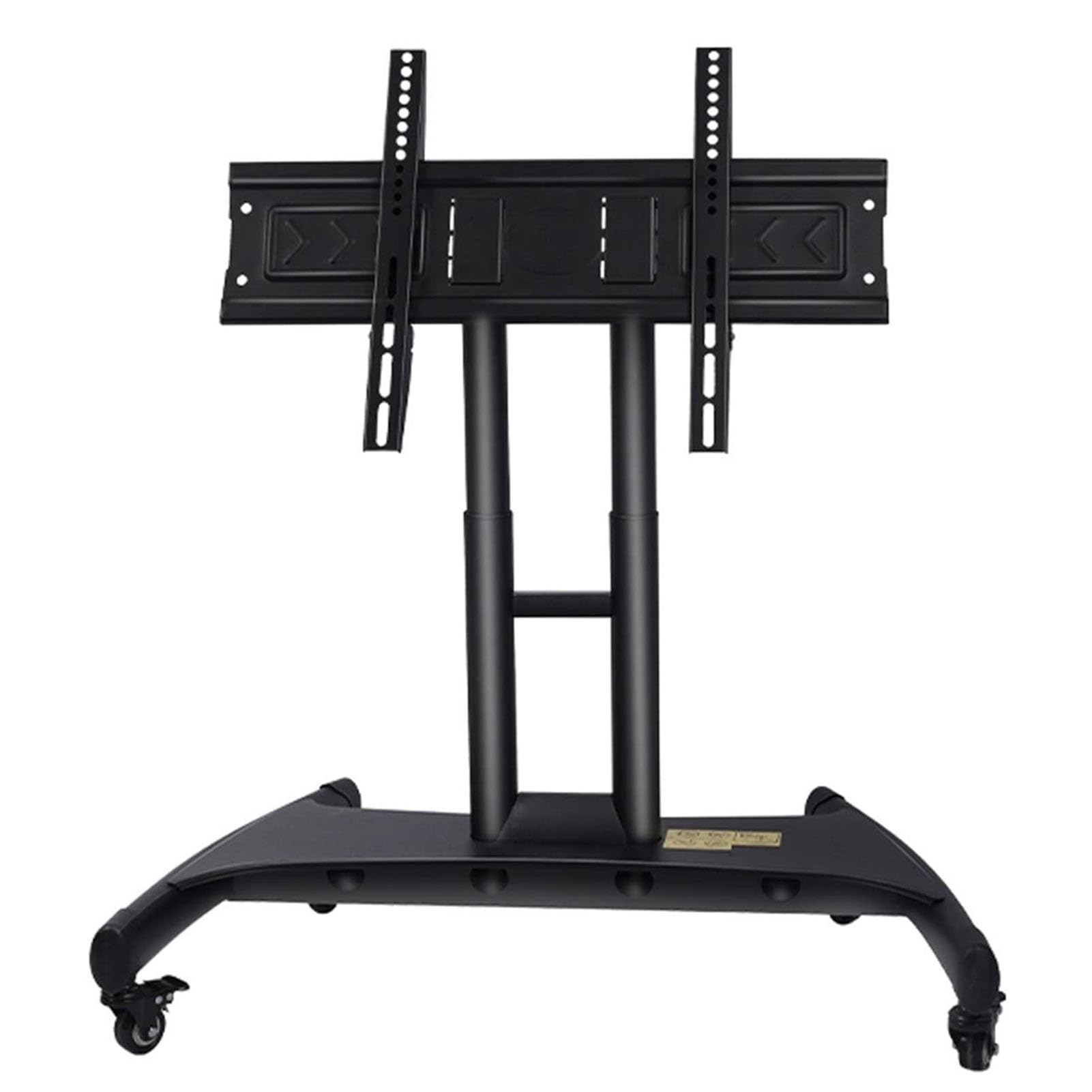 WDSOPK Mobile Tv Cart Stand with Wheels - Heavy Duty Tv Cart Stand, Mobile Low Height Monitor Cart, for 32-70 in Flat Curved Screen Tvs, Height Adjustable LCD Tvs Floor Bracke