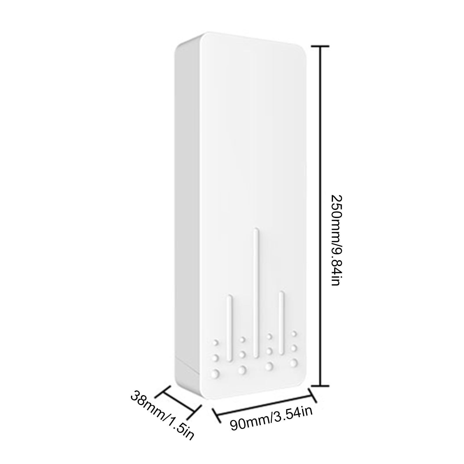 Luocute Pont sans Fil Haute Puissance 900 M, Pont WiFi de Transmission Longue Portée 5,8 GHz 5 Km avec 2 Ports Ethernet Gigabit, pour Les Sites de Construction de Fermes à Distance (Prise UE)