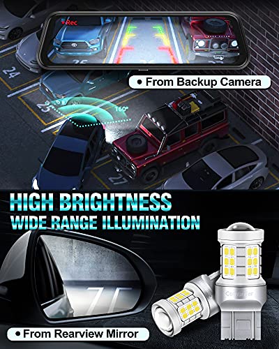 image for Combriller 7443 Led Bulb White 6000K, T20 7441 7444 7440 7443 Led Bulb