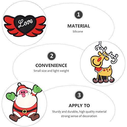 UKCOCO 10 peças de acessórios para telefone DIY DIY decoração adesivos para decoração de capa de tel