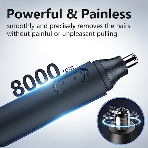 Werdede Nose Hair Trimmer For Men Professional Rechargeable Ear And Nose Hair Trimmer For Men And Women Wet Dry Hypoallergenic Dual Edge Blade Easy Cleansing #TOP1