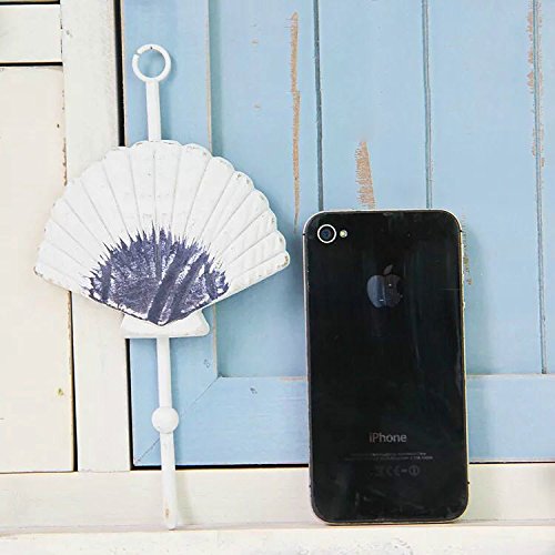 Olizee® Beach Themed Wall Hooks Towel Hat Coat Hangers Rustic Wall Decorations (Set Of 6 Assorted Seashore) #TOP6