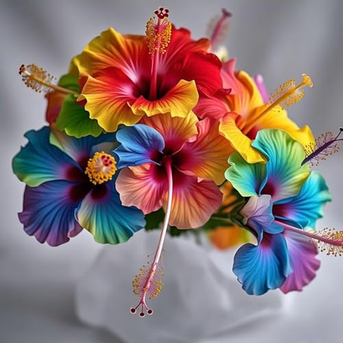 Image of live plants (HIBISCUS FLOWER PLANT)