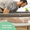 Ingenuity SwaddleMe Beginnings Compac and Foldable Multi-Position Baby Bassinet with Elevated Airflow Technology Mattress, Gray Tweed