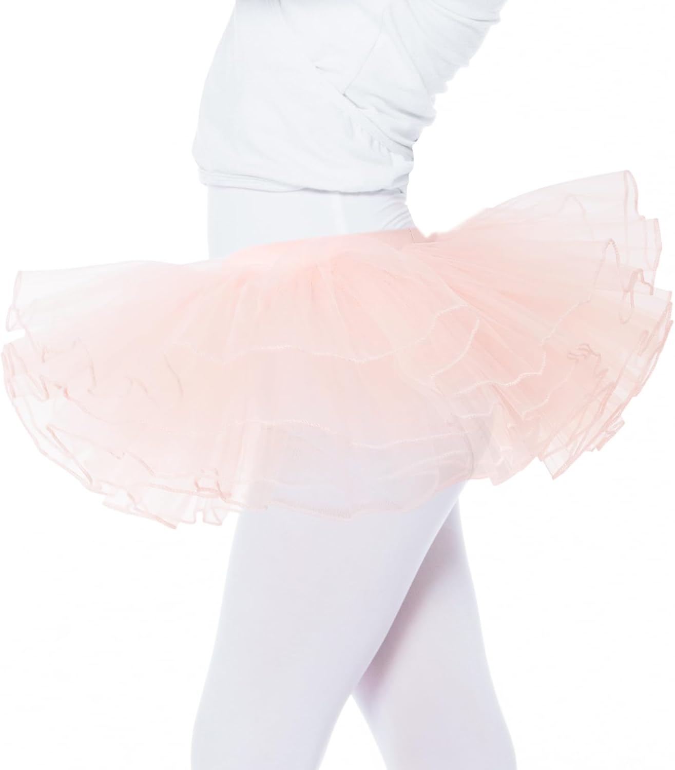 Bezioner Girls Tutu Skirts,Ballet Dance Skirts for Kids,4 Layers Tulle Dress Up for Toddler Girls
