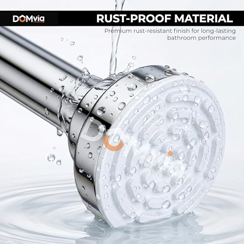Image of Adjustable Curtain Rod Without Drilling | Extendable Curtain Rod | Stainless Steel | Anti-Skid | 80-140 CM | For Bathroom, Window & Wardrobe - Silver