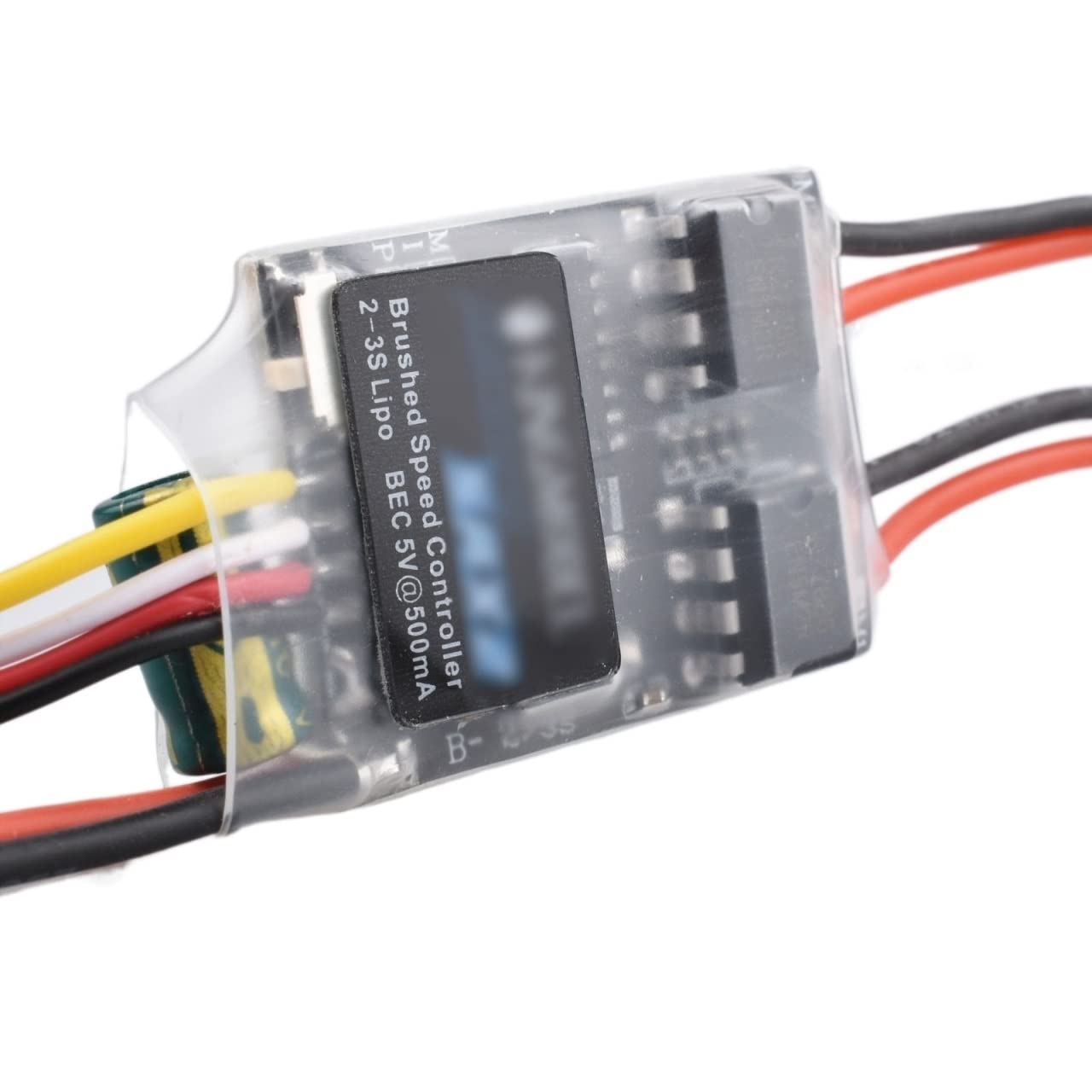 Régulateur De Vitesse (ESC) Bidirectionnel 5A Pour Moteurs Brossés | Compatible 2S-3S LiPo | Pour Chars RC 1/35, Modèles Différentiels - 10