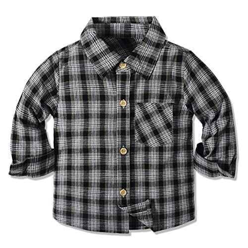 Image of Yilaku Baby Boy Clothes Toddler Dress Outfits Cotton Shirt + Jean Pants 2 Piece Boy Suit sets 1-7 Years