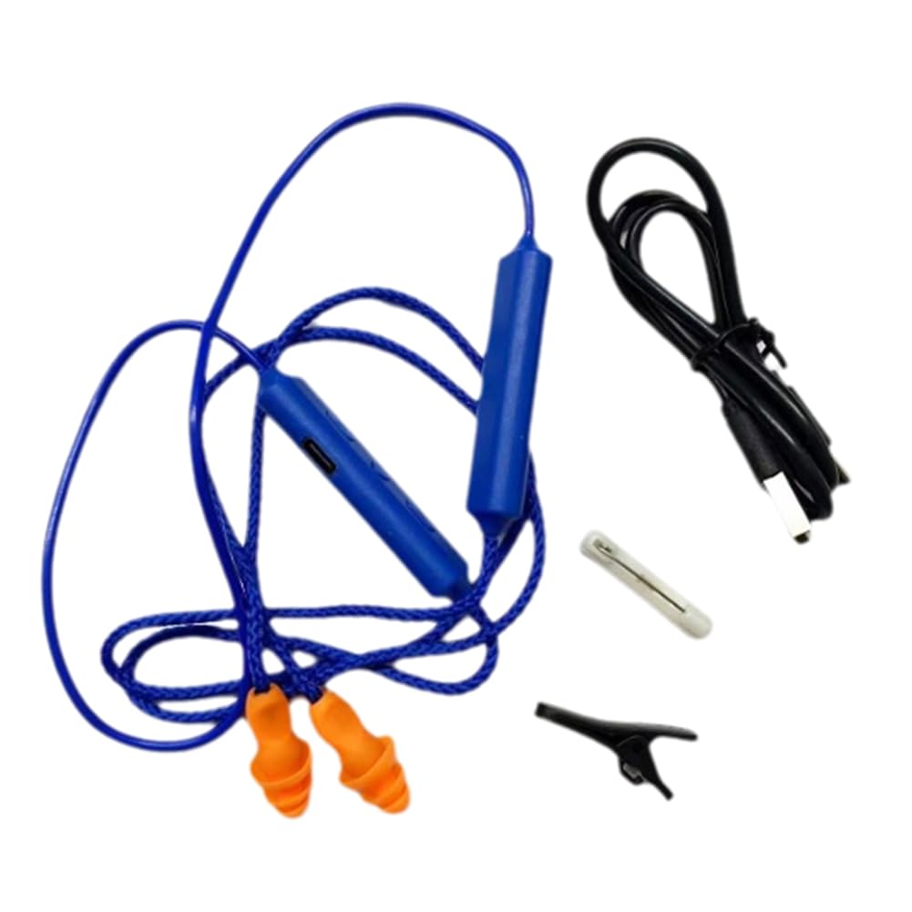 Écouteurs Bluetooth avec Bouchons d'oreille pour Le Travail, Suppression du Bruit, Protection Auditive, Chantiers de Construction, Endroits Bruyants