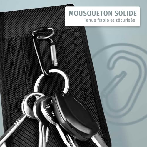Protection 360 Asus Zenfone 9 moex Agility en nylon noir robuste - 2