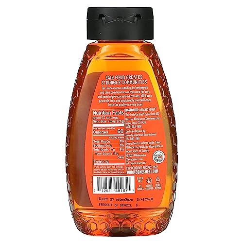 Miel Orgánica Wholesome 100% Pura, Pack de 2 x 16 oz miniatura 2