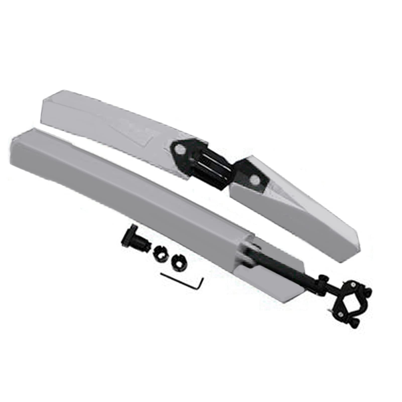 Garde-boue de vélo, garde-boue de vélo électrique, ensemble de 2 garde-boue de vélo, garde-boue avant et arrière de VTT, ailes de vélo à dégagement rapide, allongeant les garde-boues de roue de vélo d