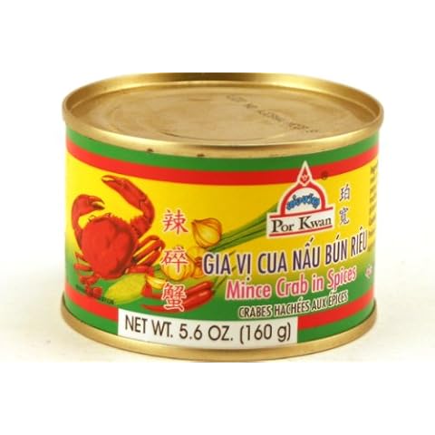 Por Kwan - Mince Crab in Spices - 2 x 5.6 OZ. / 160 G - Product of Thailand Cover