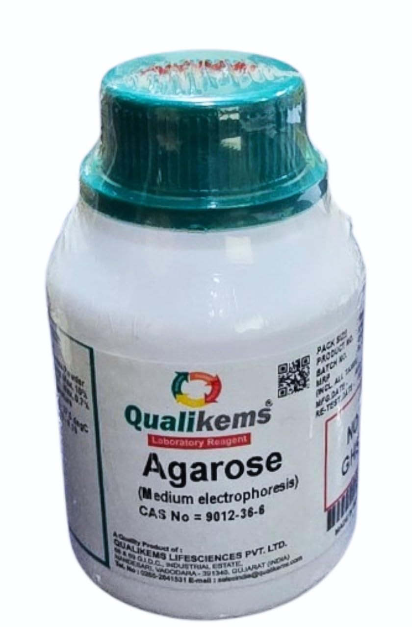 QUALIKEMS Agarose (for Bacteriology) 10gm CAS NO 9002-18-0-image-34