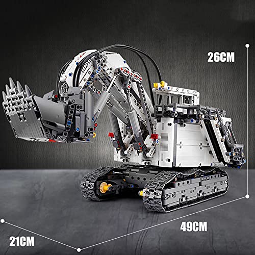 Mould Technik Raupen Bagger, Mould 13130, Terex RH400 Bauset Modell mit Motors und Ferngesteuert, Groß MOC… – Bild 8