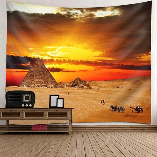 Tapisserie murale paysage coucher de soleil pour creer un salon cosy