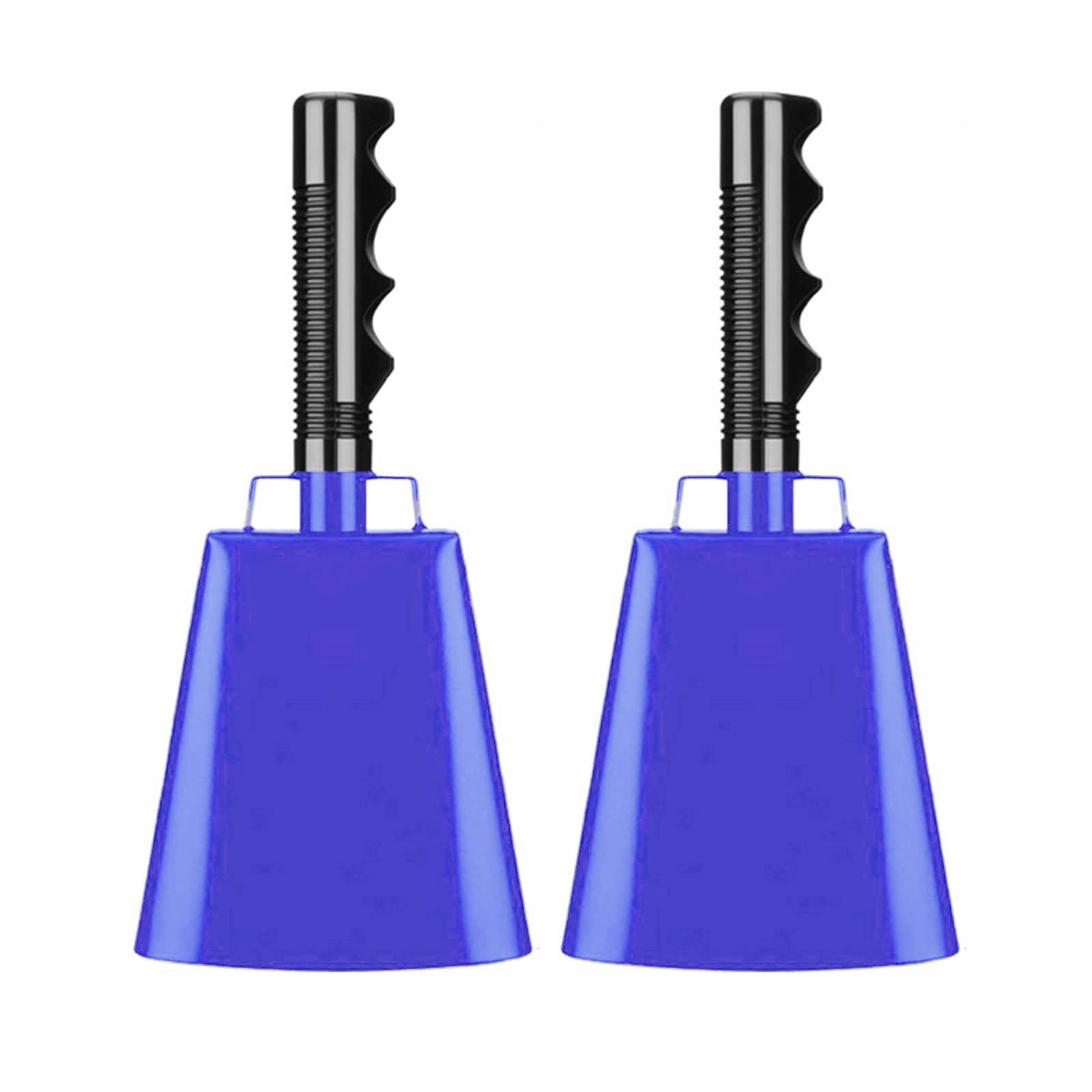 MIDOKSTUA Sturdy 10Inch Cheer Bells with Ergonomic Grip Celebration Bells Ideal for Crowd Entertainment and Special Event Event Noise Maker