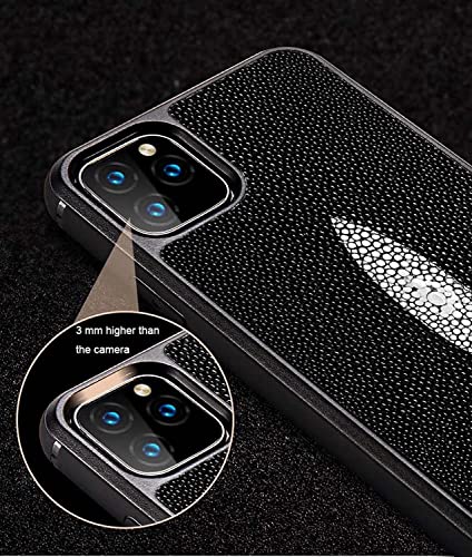 Coque cuir iPhone 14 Pro premium avec doublure microfibre douce