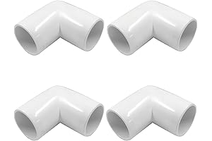 Piutouyar 1&quot; Right Angle 90 Degree PVC Elbow