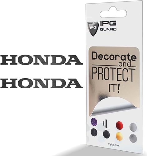 Miniatura 16 de IPG Adhesivos de vinilo compatibles con el logotipo de Honda de 6 pulgadas (2 unidades) de fibra de carbono, cubierta de fibra de carbono, juego