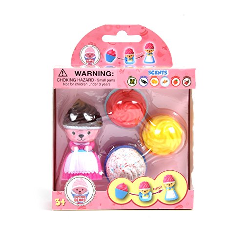 Muñecos Cupcake Bears Transformables Mini 4-Pack miniatura 1