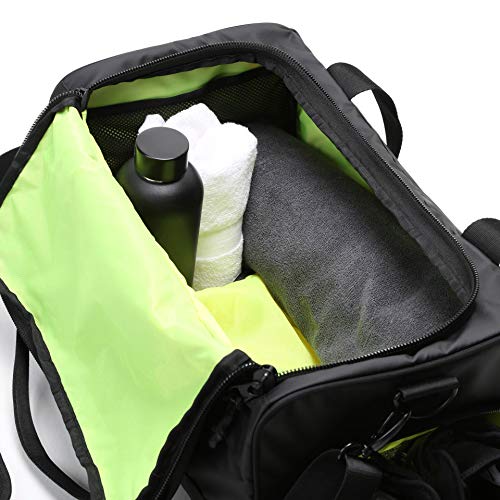 Vooray Boost Duffel, Water-Resistant Gym Bag with Shoe Compartment, Accessory Pockets, Small Overnight Travel Bag, Durable Sports Duffel Men Women 22L