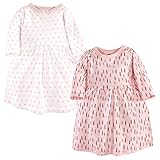 Hudson Baby baby girls Cotton Dresses Casual Dress, Winter Forest Long-sleeve, 3-6 Months US