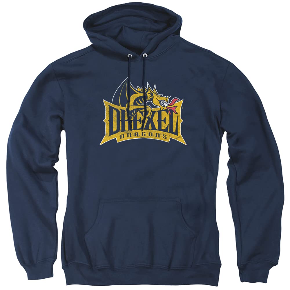 LOGOVISION Official Collegiate Distressed Primary Logo Adult Pullover Hoodie Collection — view 193