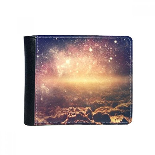Cartera de hombre multi-función ideal para regalo con diseño cósmico brillante