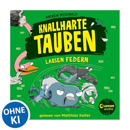 Knallharte Tauben lassen Federn Audiolibro Por Andrew McDonald arte de portada