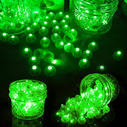 Image of Aogist 200Pcs Green Balloon Lights with Hook,Long Standby Time,Waterproof Mini Light for Birthday Party Wedding Christmas Halloween Easter Decorative (Steady)