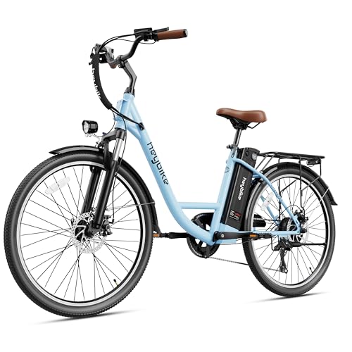 Heybike Electric Bike for Adults, 26" E-Bike with 468Wh Removable Battery, 50-Mile Range, 20MPH, 7-Speed Gears, Front Suspension, UL Certified image 7