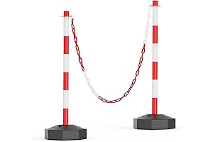 Expandable Delineator Post Cones with Fillable Base: Your Driveway's Guardians