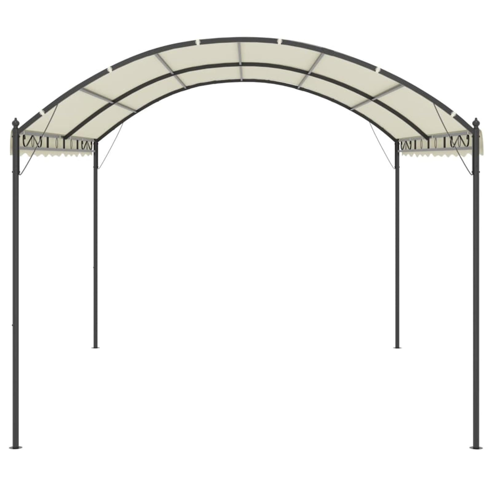 Gazebo in Tessuto Crema,Gazebo,Impermeabile,Anti UV,Gazebo da Giardino,Gazebo Esterno(SPU:48029)
