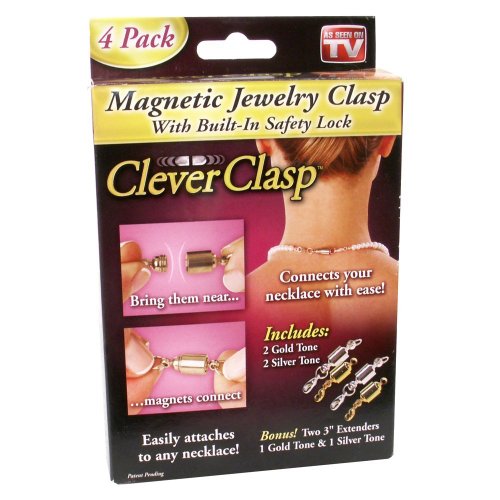 Clever Clasp - Set of 4 - Gold and Silver Available, Silver