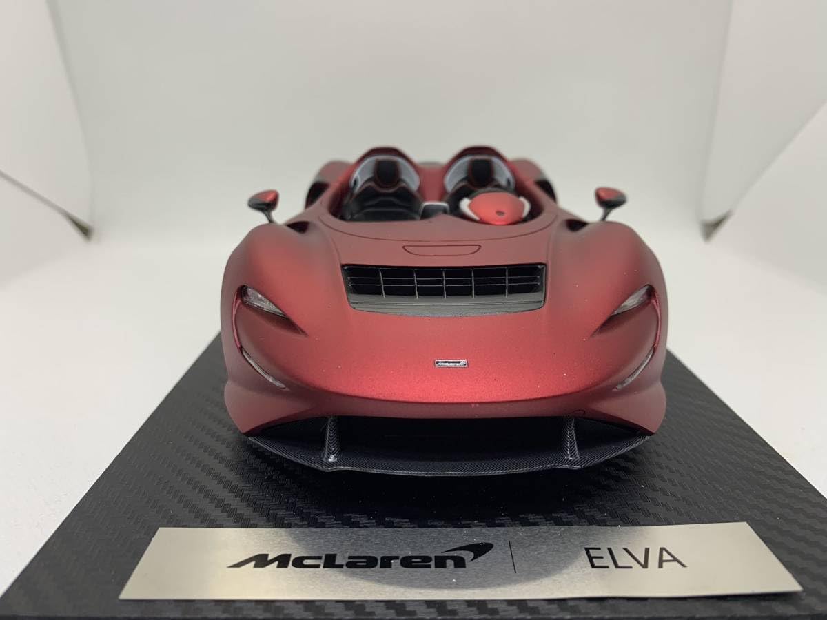 Amazon.co.jp: Tecnomodel 1/18 マクラーレン Mclaren ELVA レッド J06 