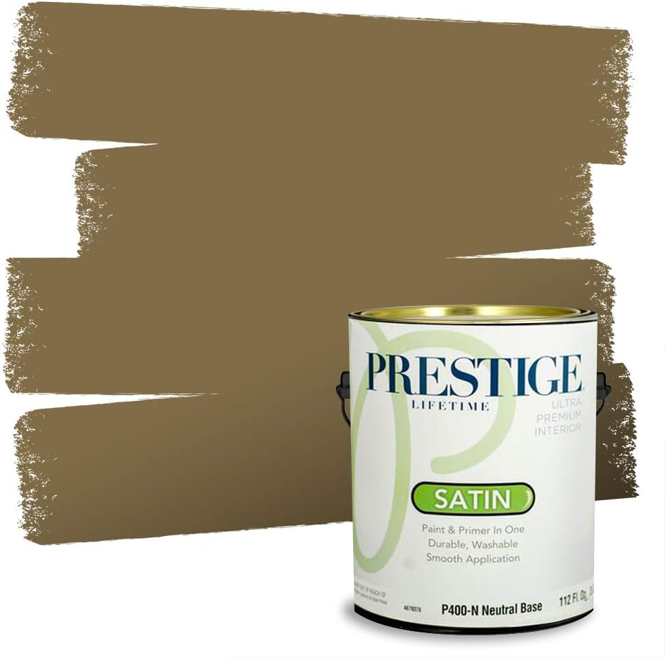 PRESTIGE Paints Interior Paint and Primer In One, 1-Gallon, Eggshell, Comparable Match of Benjamin Moore* Graytint*